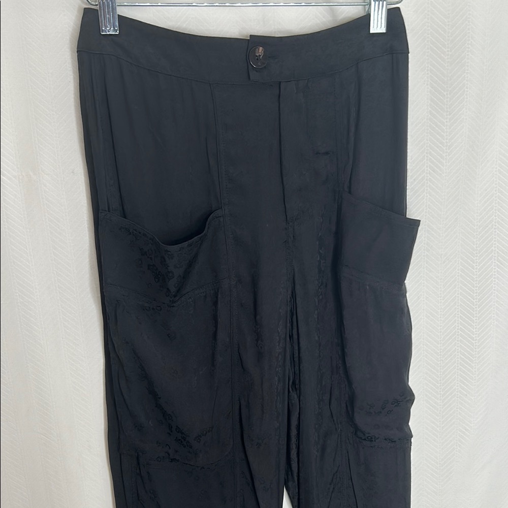 Scotch & Soda Black Relaxed Fit Trousers